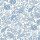 Vliestapete Blau florales Eijffinger Rifle Paper Co. (KG-177406)