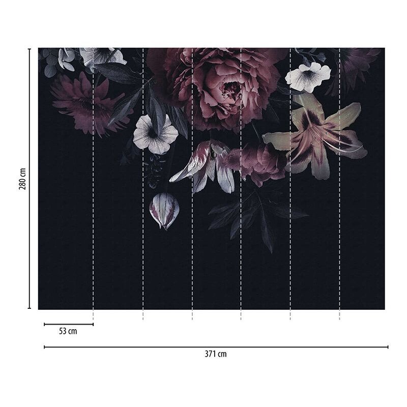 Digitaldruck-Tapete Flowers livingwalls (1039905)