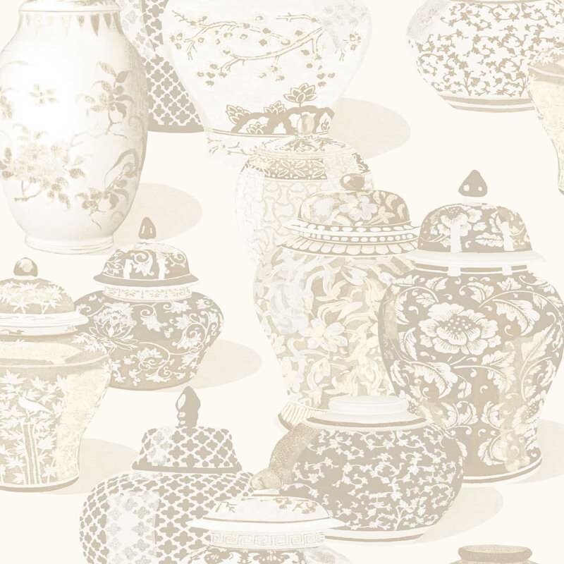 Vliestapete Beige, Creme botanische Eijffinger Magnifique (KG-177412)