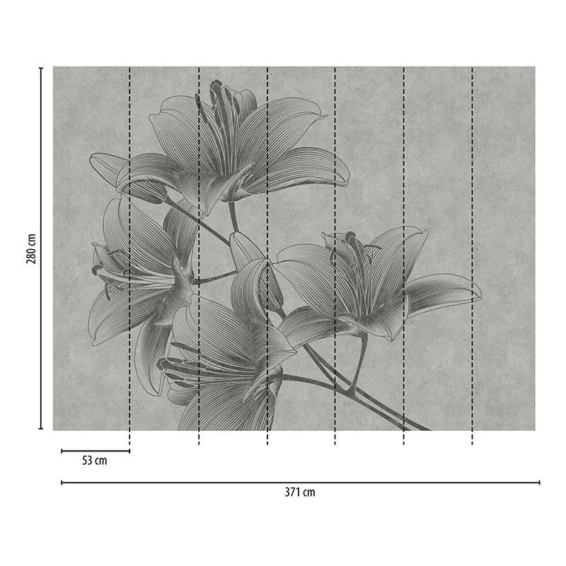Digitaldruck-Tapete Flowers livingwalls (1039904)