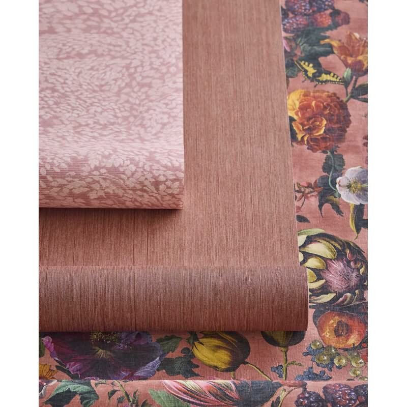 Vinyltapete Rot, Bordeaux pflanzenreiche Eijffinger Magnifique (KG-177440)