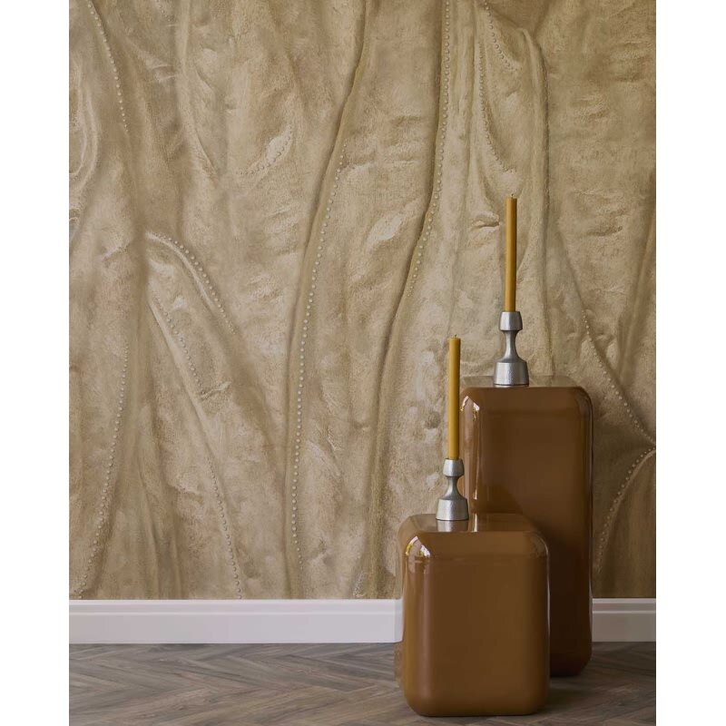 Digitaldruck Vlies Gold, Kupfer pflanzenreiche Eijffinger Magnifique (KG-177455)