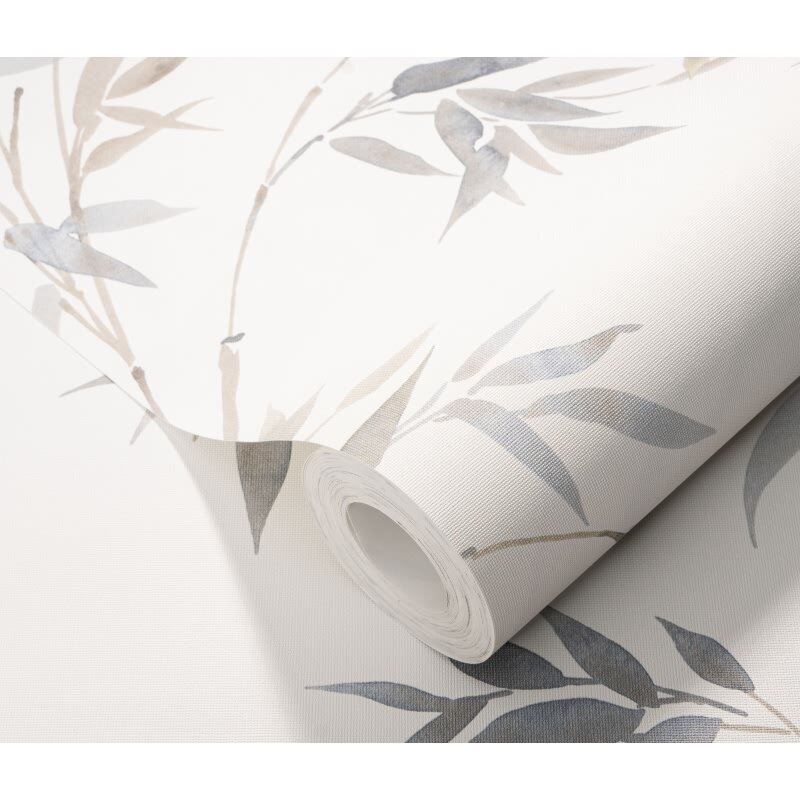 Vinyltapete Grau-Beige subtile Natur Erismann Martinique (KG-177685)