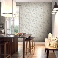 Vinyltapete Grau-Beige subtile Natur Erismann Martinique...