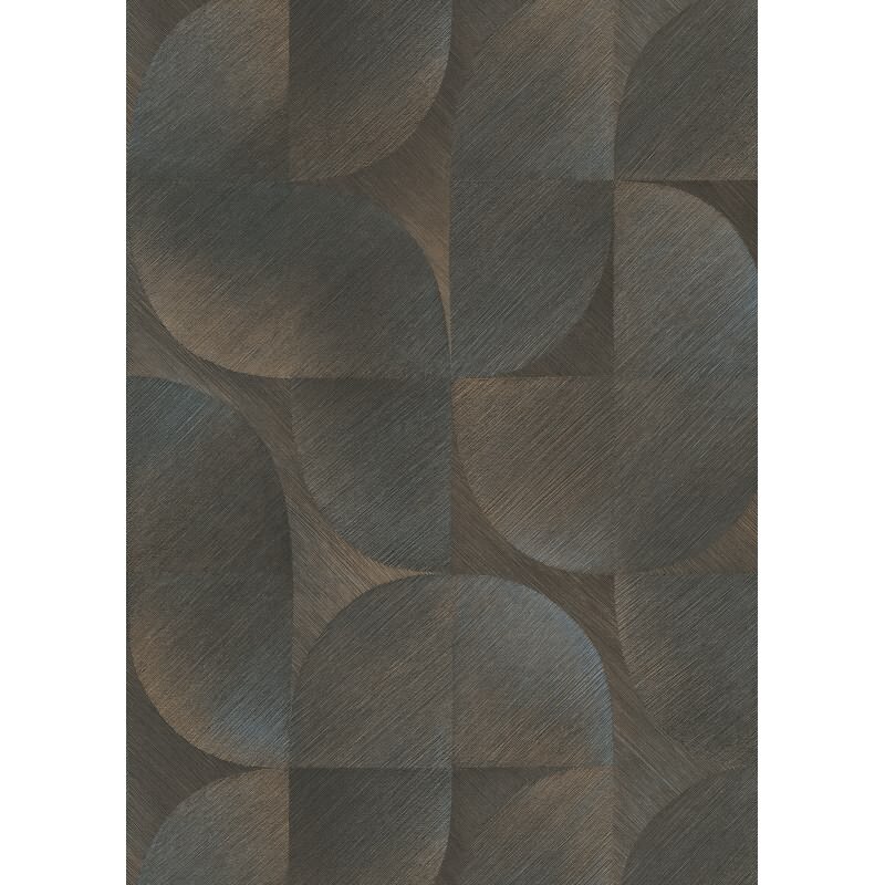 Vinyltapete Braun-Anthrazit getupftes Elegante Erismann Martinique (KG-177696)