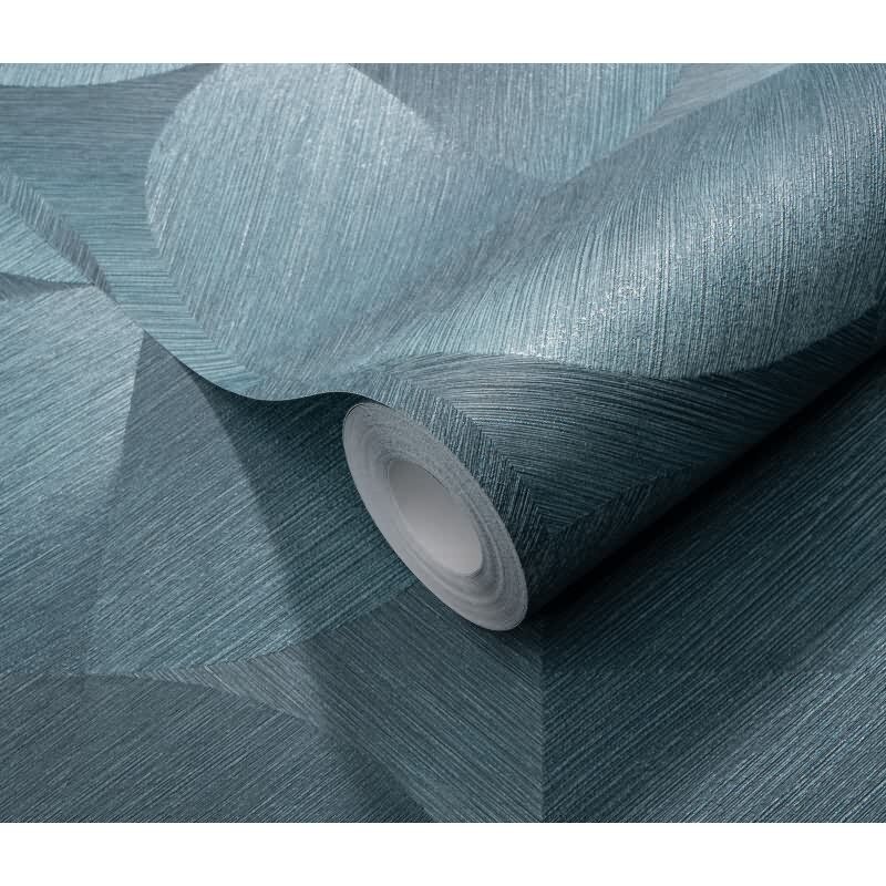 Vinyltapete Türkis mondäne Struktur Erismann Martinique (KG-177697)