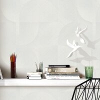 Vinyltapete Weiß funkelnde Punkte Erismann...