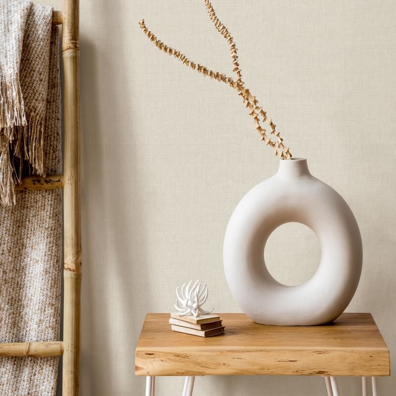 Vinyltapete Beige-Creme warm-neutrale Basis Erismann Martinique (KG-177701)