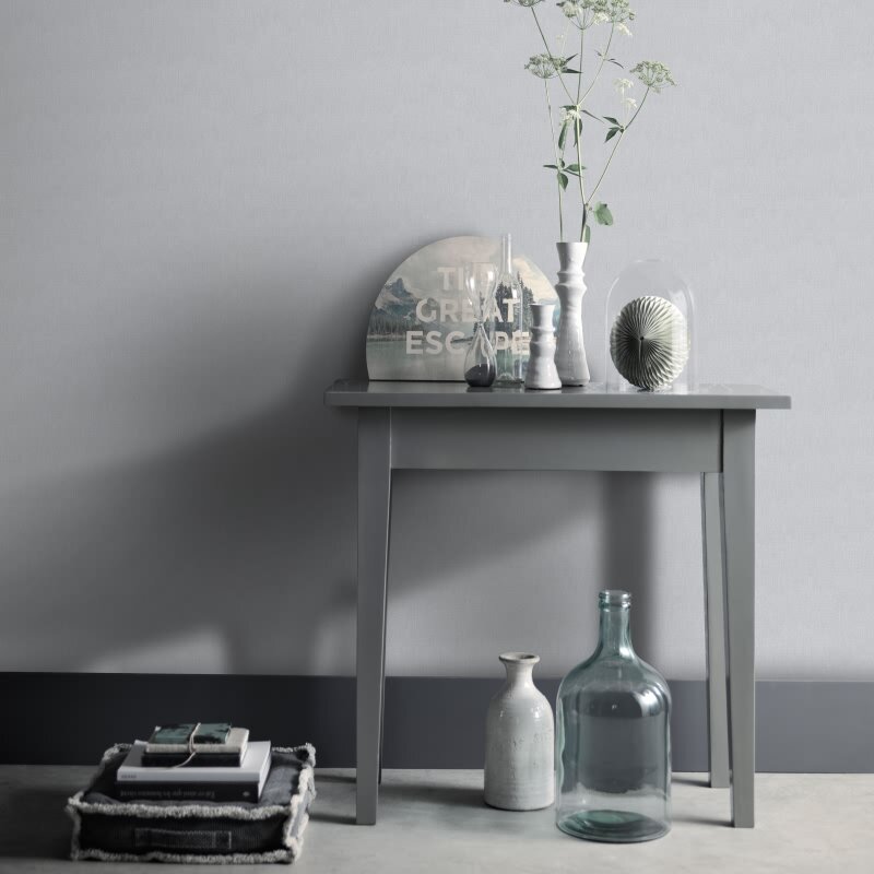 Vinyltapete Grau-Silber moderne Sachlichkeit Erismann Martinique (KG-177703)