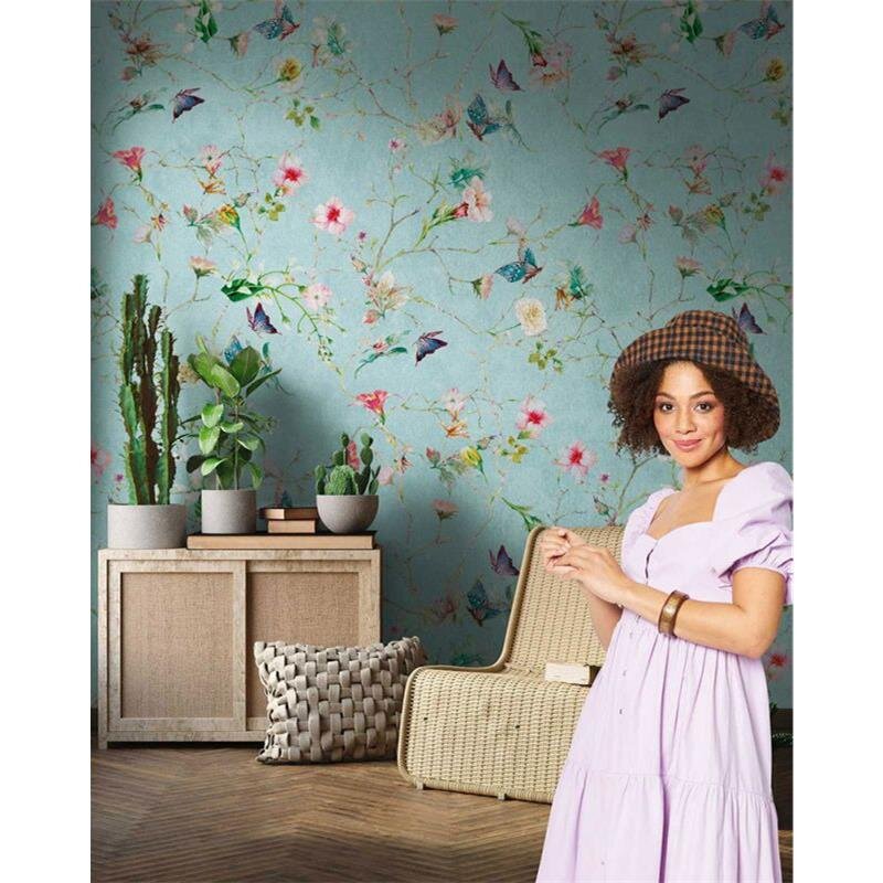 Digitaldruck-Tapete Flowers livingwalls (1039895)