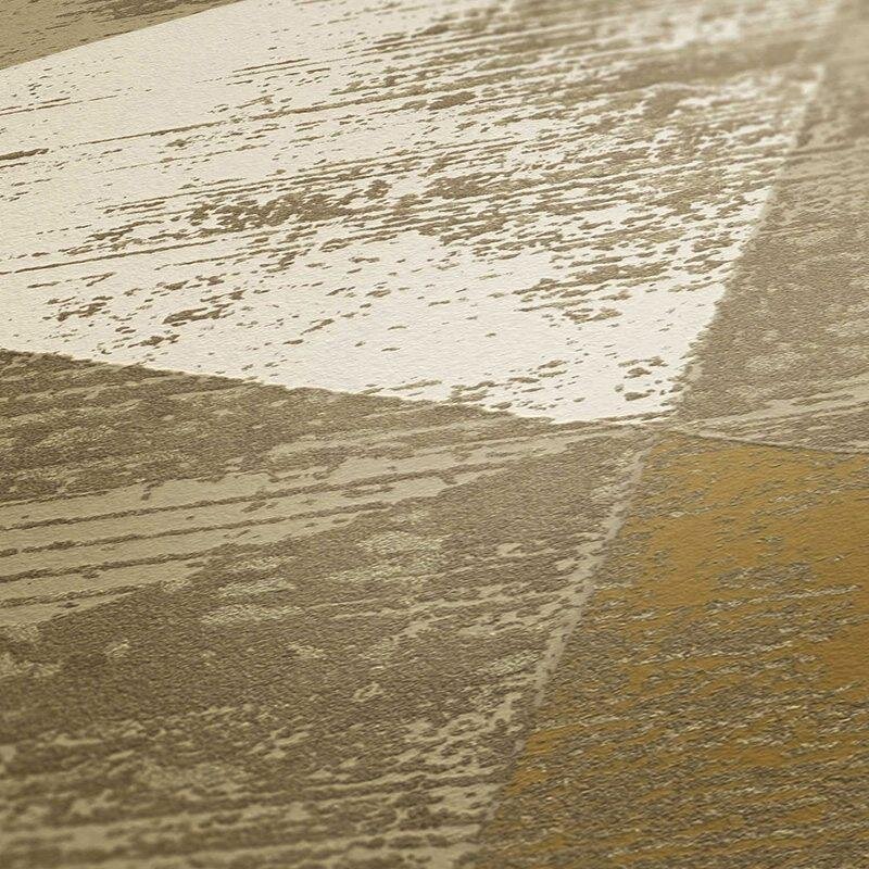 Tapete Beige, Creme, Braun, Gold, Kupfer AS-Creation Vliestapete (1039362)