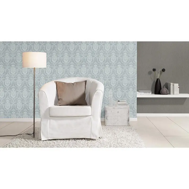 Tapete Blau, Grau, Silber Rasch Vliestapete (1039303)