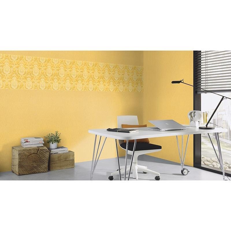 Tapete Gelb, Vanille Rasch Vliestapete (1039279)