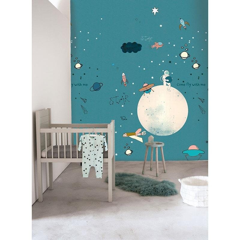 Digitaldruck-Tapete Blau Studio Onszelf (1039234)