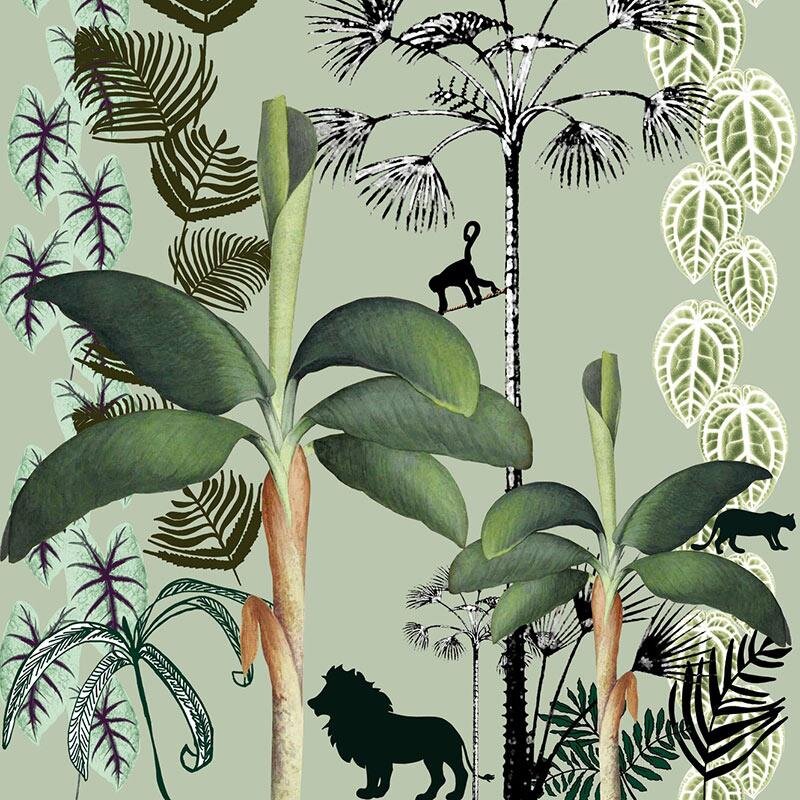 Digitaldruck-Tapete Grün Studio Onszelf (1039249)