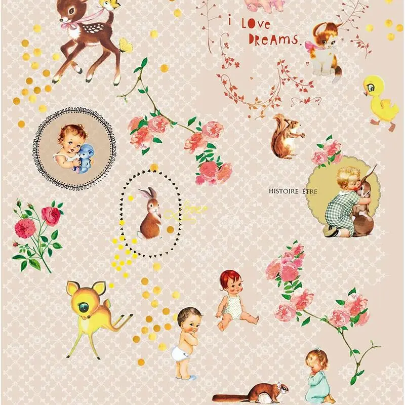 Digitaldruck-Tapete Rosa, Rose Studio Onszelf (1039247)