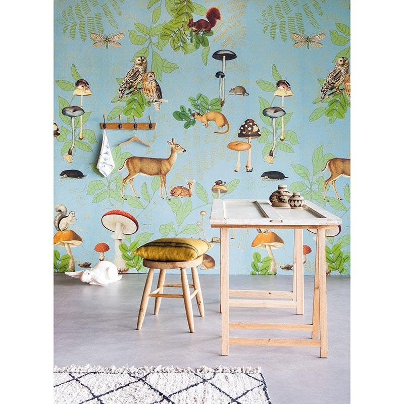 Digitaldruck-Tapete Blau, Grün Studio Onszelf (1039245)