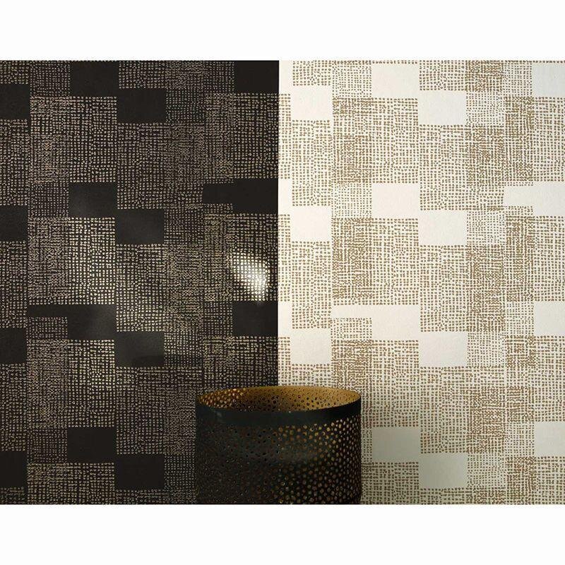 Tapete Gold, Kupfer, Schwarz, Anthrazit livingwalls Vliestapete (1039149)