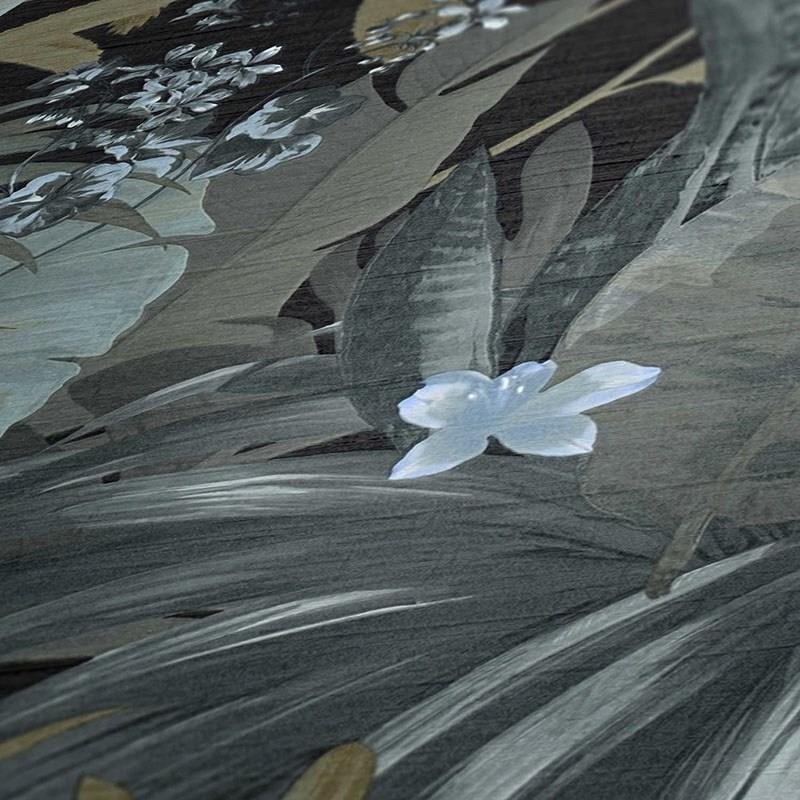 Tapete Blau, Braun, Grau, Silber livingwalls Vliestapete (1039133)