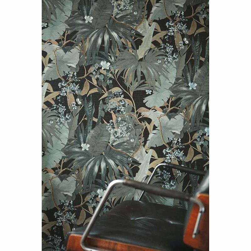 Tapete Blau, Braun, Grau, Silber livingwalls Vliestapete (1039133)