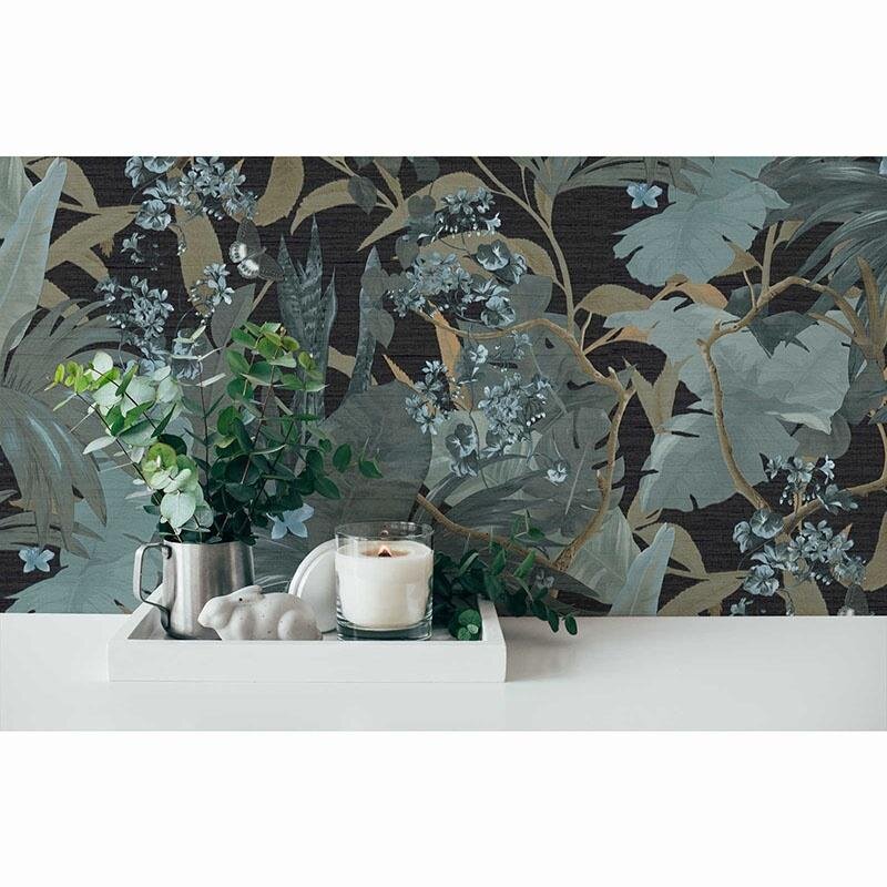 Tapete Blau, Braun, Grau, Silber livingwalls Vliestapete (1039133)