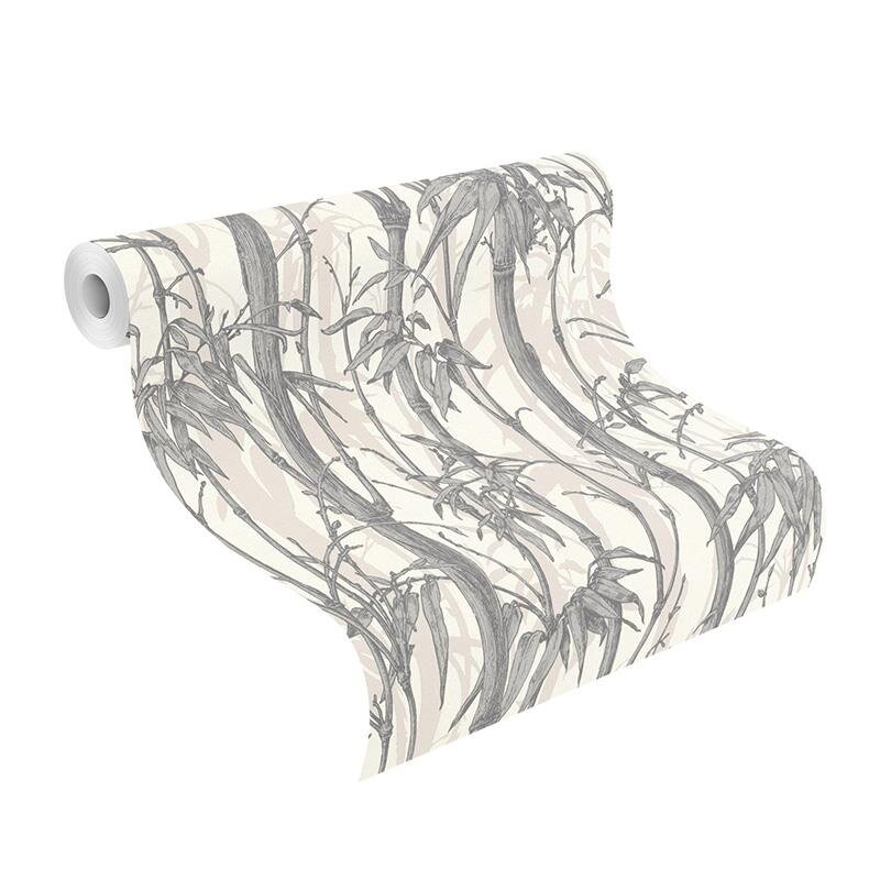 Tapete Beige, Creme, Grau, Silber Rasch Vliestapete (1039069)