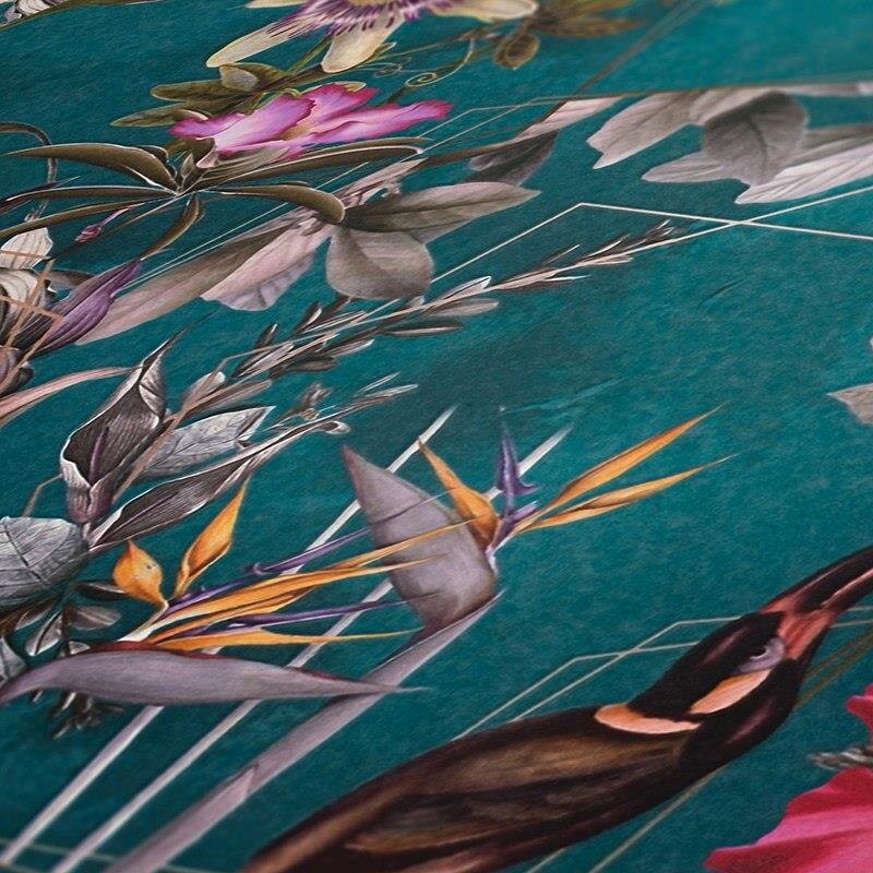 Tapete Blau, Grün, Petrol, Bunt AS-Creation Vliestapete (1038712)