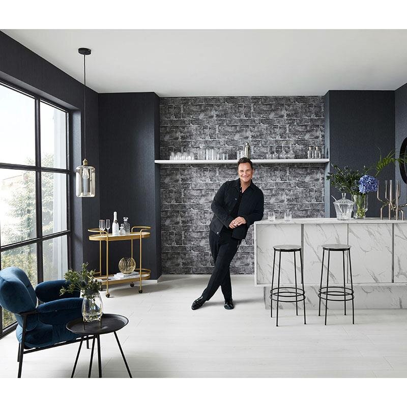 Tapete Grau, Silber Guido Maria Kretschmer Vliestapete (1038681)