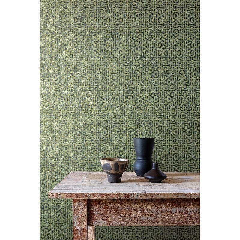Tapete Grün MASUREEL Vliestapete (1038638)