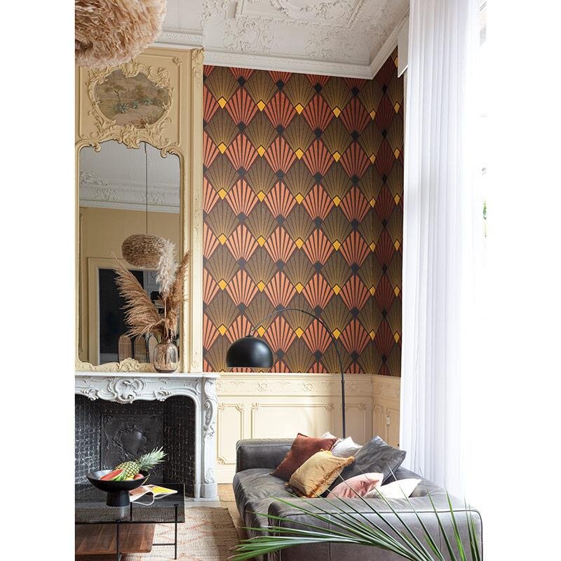 Tapete Braun MASUREEL Vliestapete (1038633)