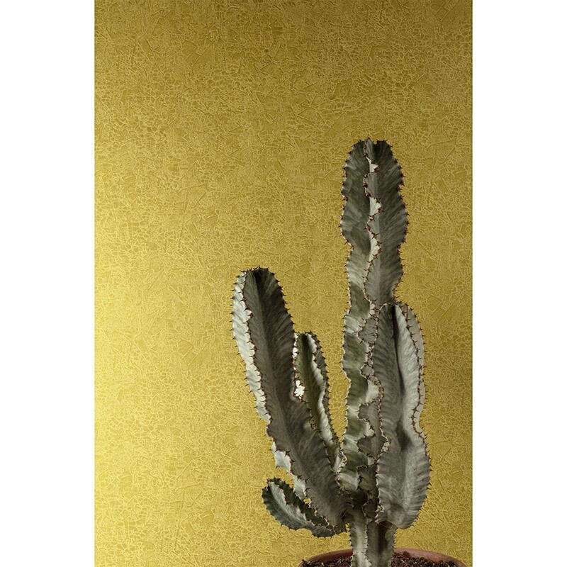 Tapete Gelb, Vanille MASUREEL Vliestapete (1038621)