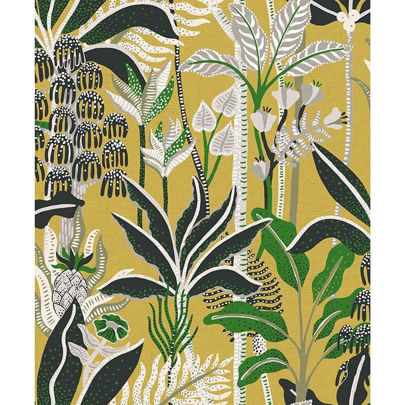 Tapete Gelb, Vanille MASUREEL Vliestapete (1038616)