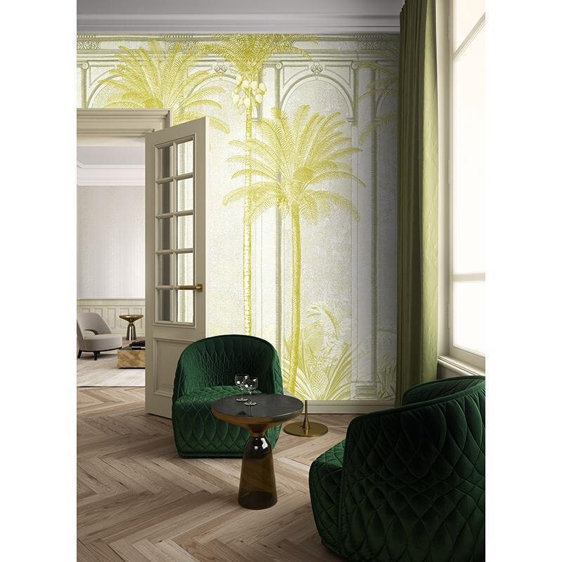 Digitaldruck-Tapete Grün MASUREEL (1038593)