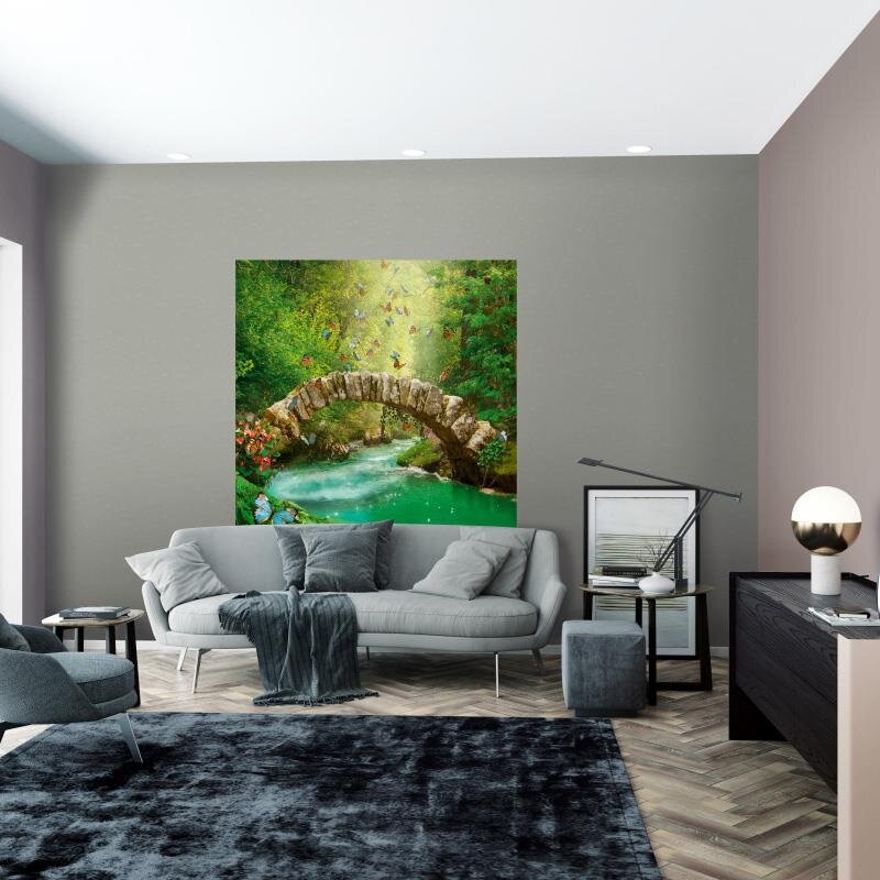 Digitaldruck-Tapete Grün Harald Glööckler (1038365)