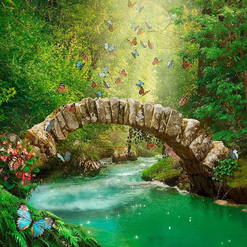 Digitaldruck-Tapete Grün Harald Glööckler (1038365)