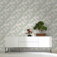 Tapete Gr&uuml;n, Wei&szlig; Harald Gl&ouml;&ouml;ckler...