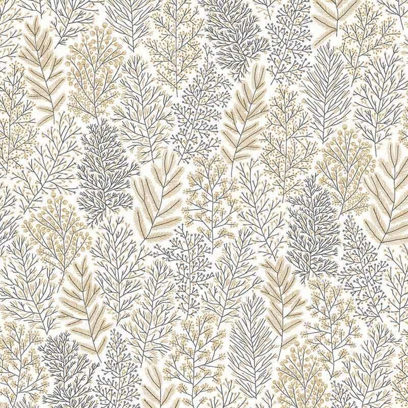 Tapete Beige, Creme, Braun MASUREEL Vliestapete (1038403)