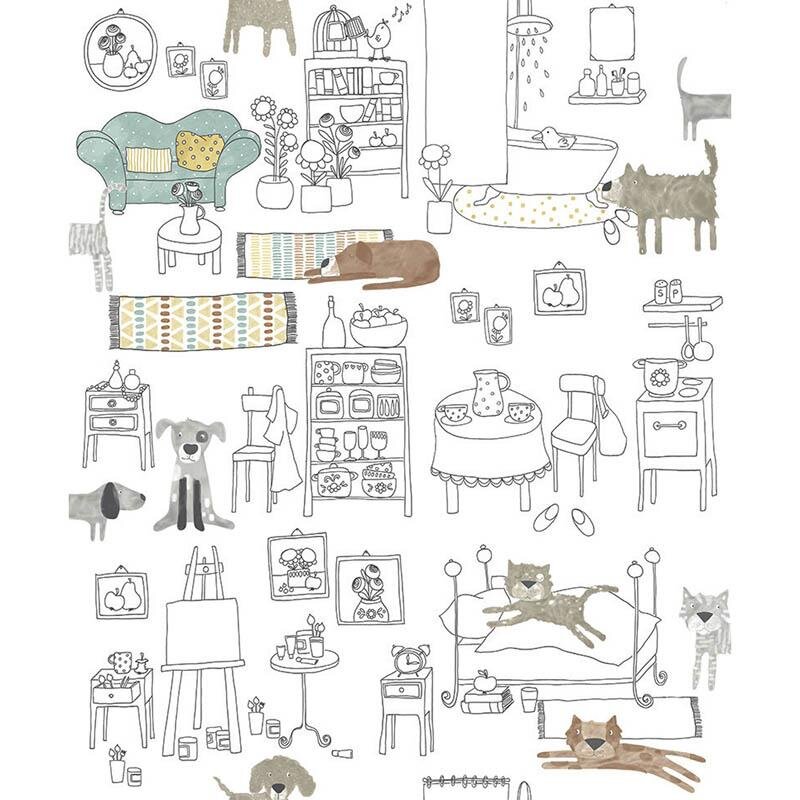 Tapete Bunt MASUREEL Vliestapete (1038398)