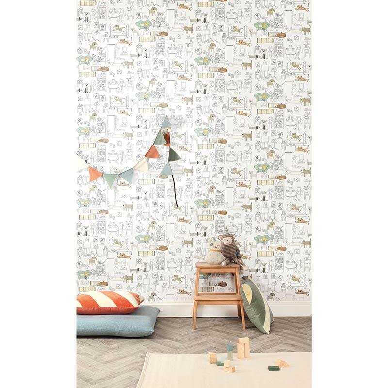 Tapete Bunt MASUREEL Vliestapete (1038398)