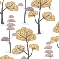 Tapete Braun MASUREEL Vliestapete (1038384)