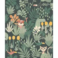 Tapete Gr&uuml;n MASUREEL Vliestapete (1038380)