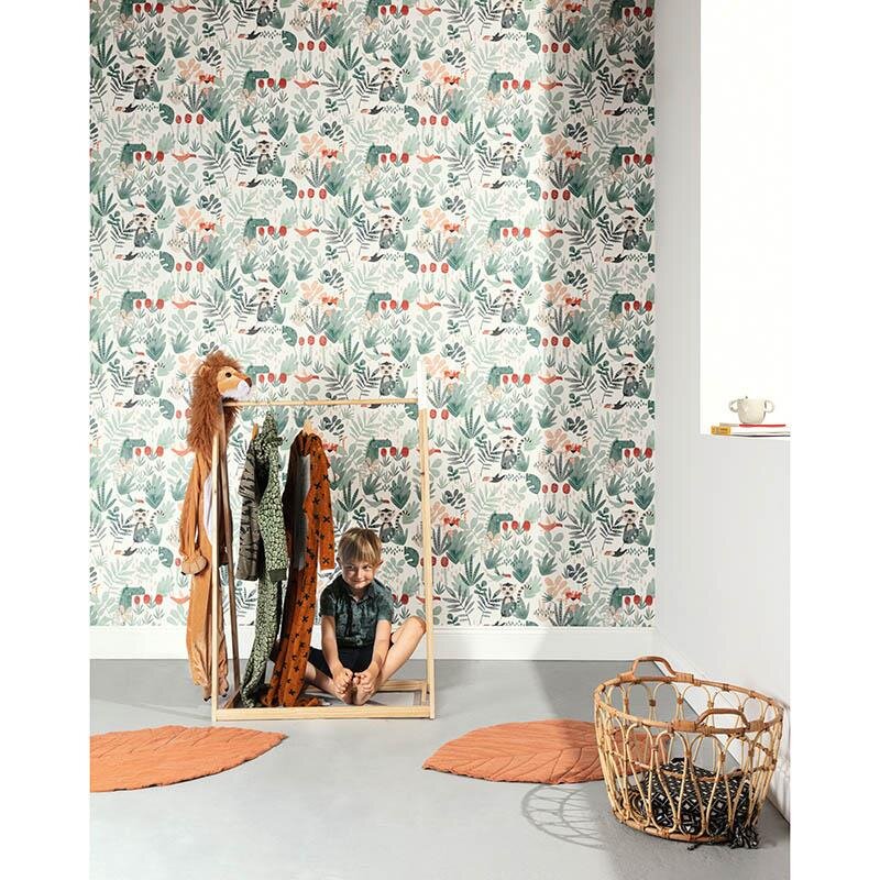 Tapete Grün MASUREEL Vliestapete (1038378)