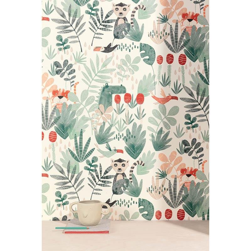 Tapete Grün MASUREEL Vliestapete (1038378)