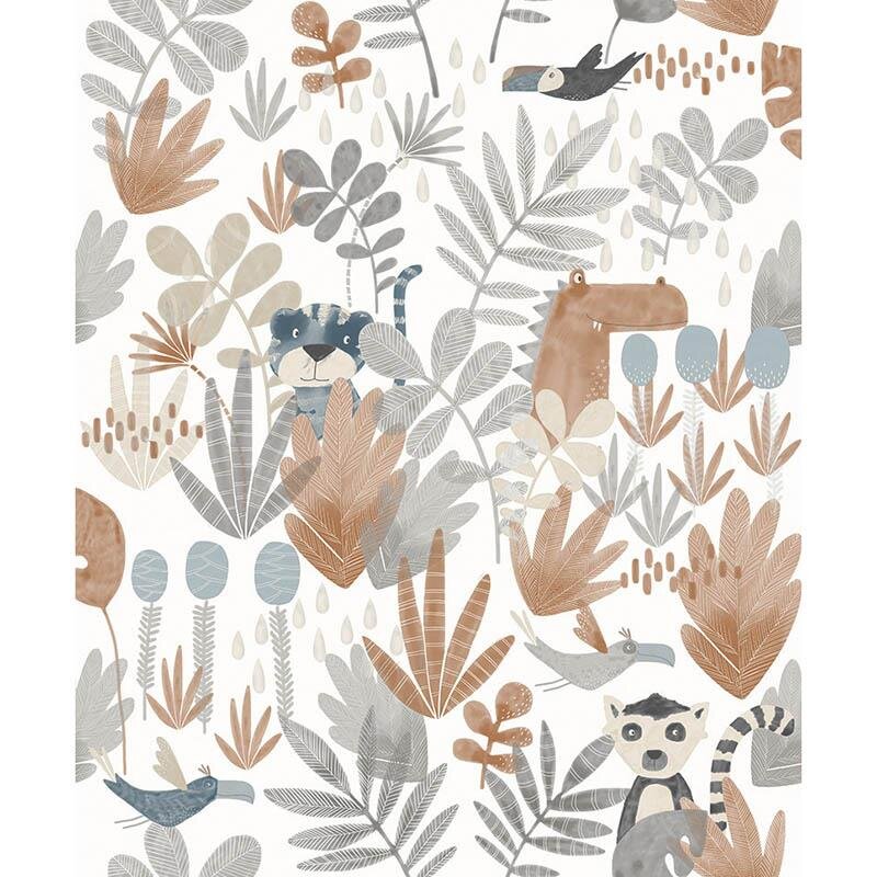 Tapete Braun, Orange, Terrakotta MASUREEL Vliestapete (1038376)