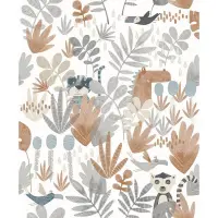 Tapete Braun, Orange, Terrakotta MASUREEL Vliestapete...