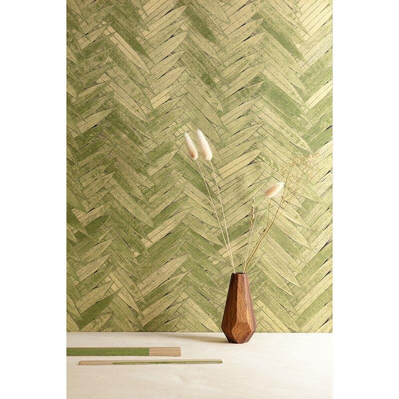 Tapete Grün MASUREEL Vliestapete (1038178)