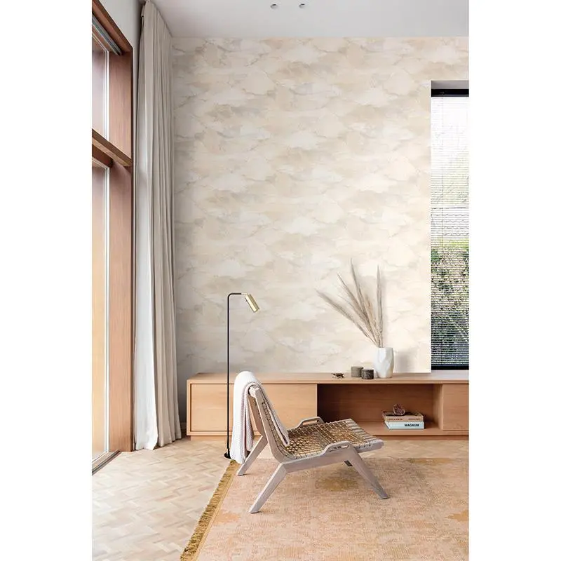 Tapete Beige, Creme MASUREEL Vliestapete (1038165)