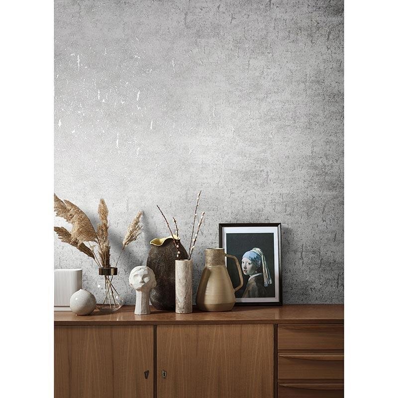 Tapete Grau, Silber Marburg Vliestapete (1038051)