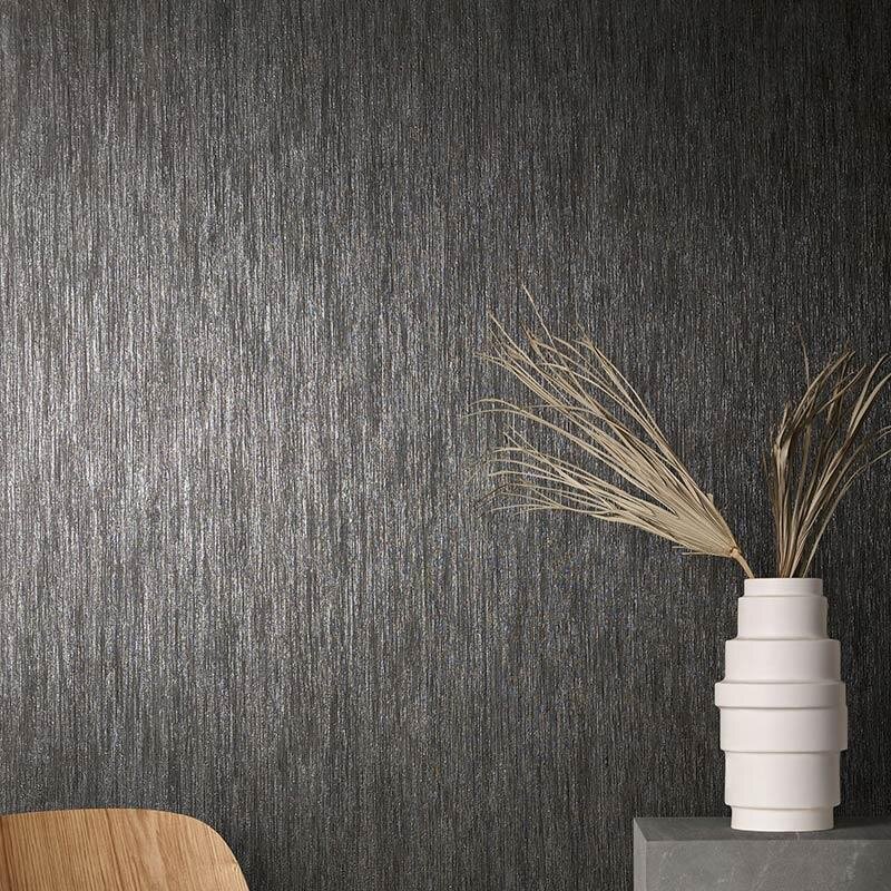 Tapete Schwarz, Anthrazit Marburg Vliestapete (1038049)