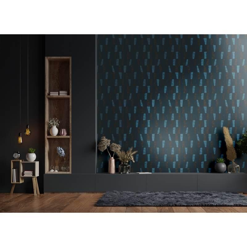 Tapete Blau, Petrol, Kupfer SALE Marburg Vliestapete (1044199)